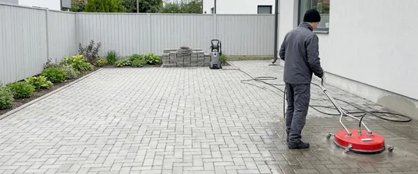 Sillutise pesu pöörleva pinnapesuriga sisehoovis, enne pesu kontrollitakse hoovi kallet ja pesuvesi juhitakse restkaevu, mitte naabri krundile.